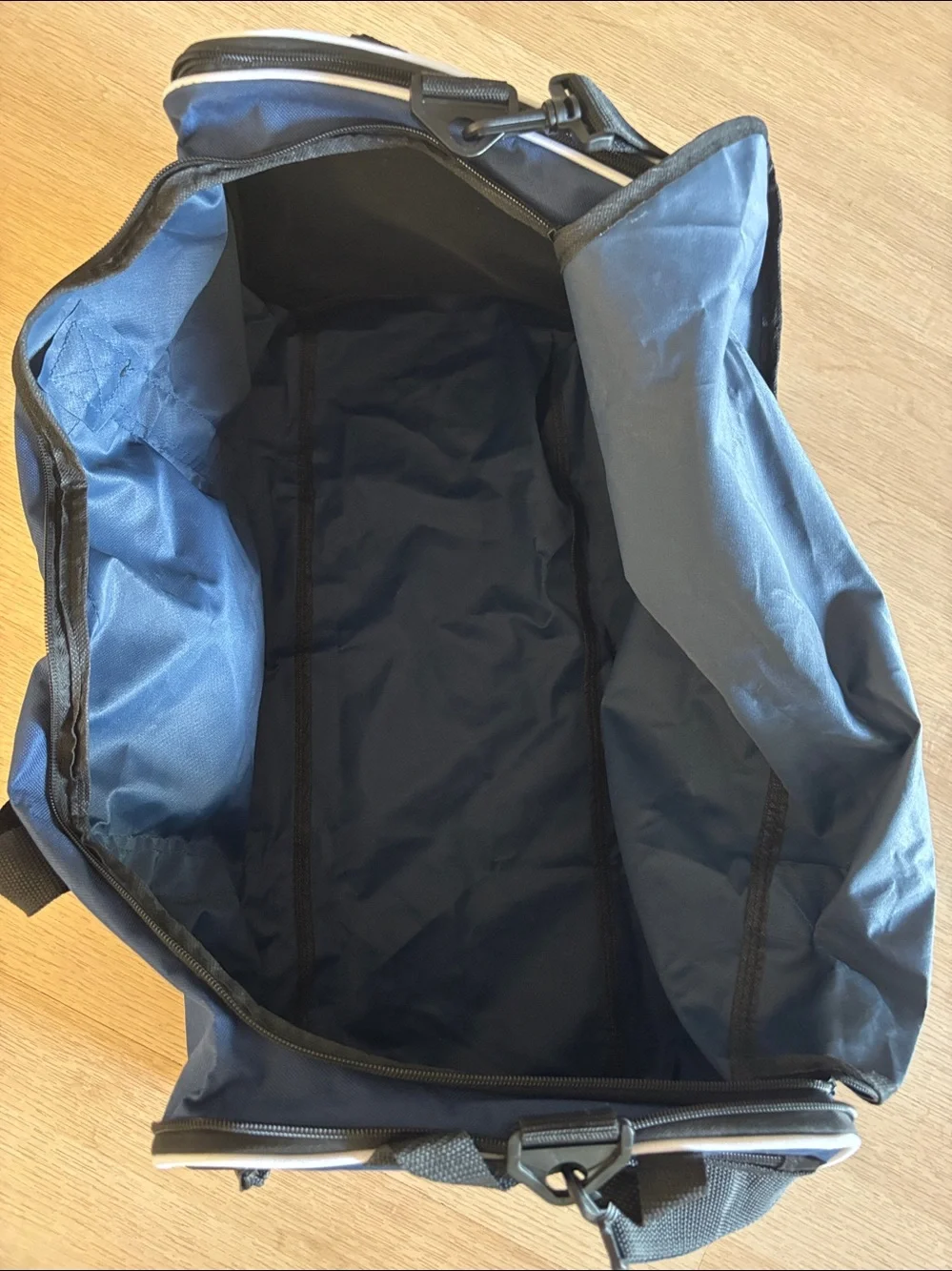 New England Patriots Navy Team Duffle Bag
